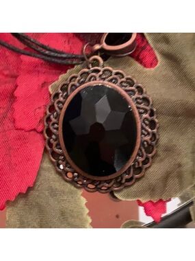 Vintage Onyx Pendent